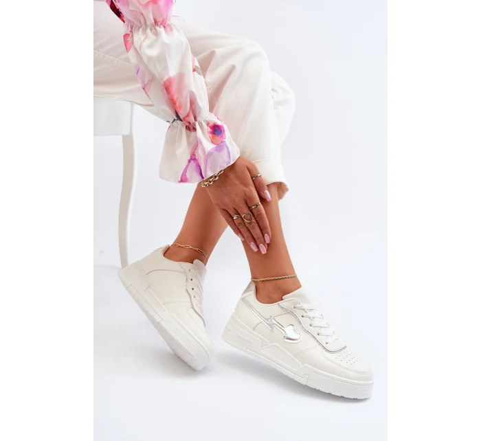 Dámské tenisky na platformě bílé Zeparine Dámské tenisky na platformě bílé Zeparine