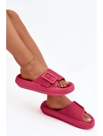 Dámské Pěnové Sandály Na Platformě S Přezkou Big Star model 21705674 Fuchsie - Big Star Shoes Dámské Pěnové Sandály Na Platformě S Přezkou Big Star model 21705674 Fuchsie - Big Star Shoes