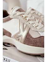 Dámské semišové tenisky Kobbo 66954 béžové Dámské semišové tenisky Kobbo 66954 béžové