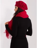 Szalik AT SZ model 21397525 bordowy - FPrice