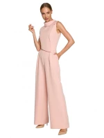 Dámský overal bez rukávů s  Pudr růžová  model 21748022 - Moe