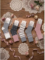 Ponožky WiK Xintao 3141 vzor 16 Merino 35–42