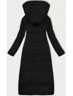 Černá oboustranná zimní bunda s kožešinou model 21248608 - J.STYLE Černá oboustranná zimní bunda s kožešinou model 21248608 - J.STYLE