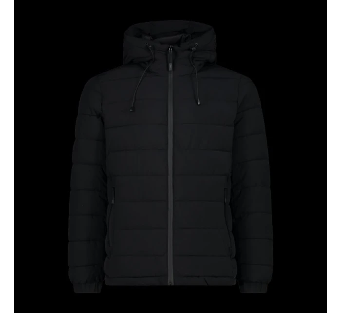 Pánská sportovní zateplená zimní bunda CMP s kapucí černá (34K0167/U901)