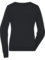 JN Dámský svetr s kulatým výstřihem 02. black model 22538453 - Daiber JN Dámský svetr s kulatým výstřihem 02. black model 22538453 - Daiber