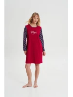 Noční košile s dlouhými rukávy model 18936869 - Vamp