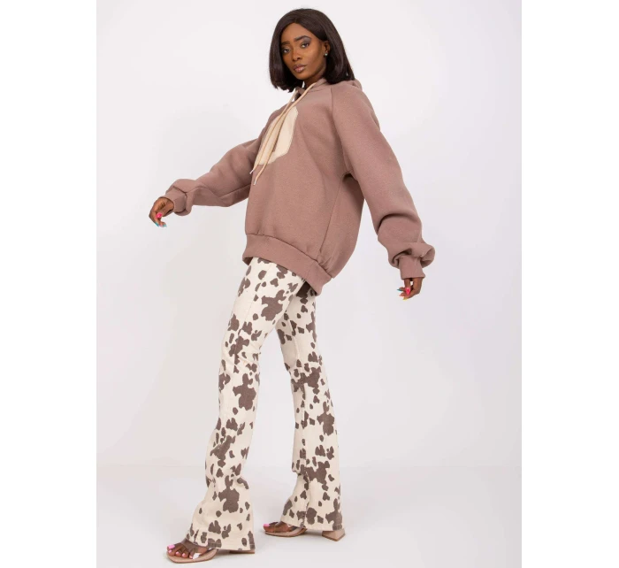 Mikina EM BL 651/D.29X hnědá