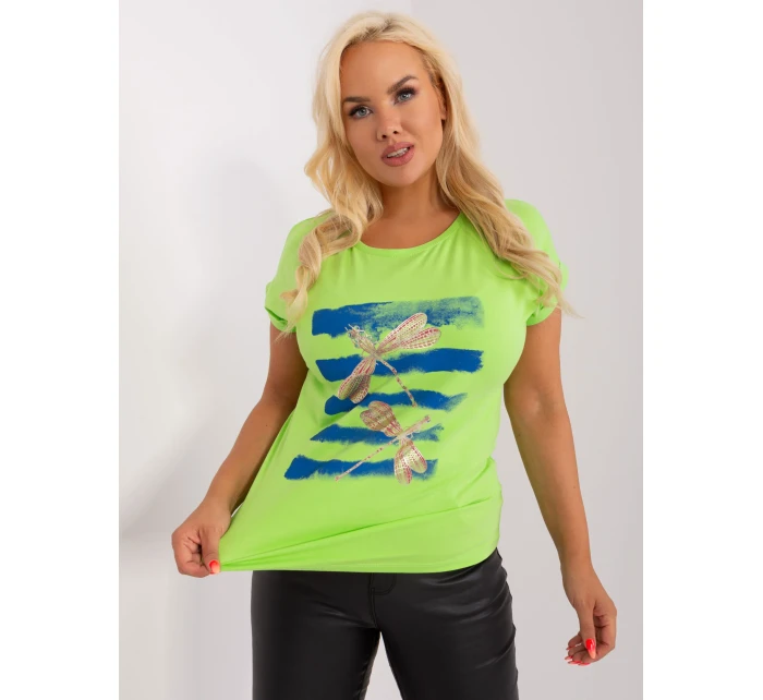 Bluzka RV BZ model 19915310 limonkowy - FPrice Bluzka RV BZ model 19915310 limonkowy - FPrice