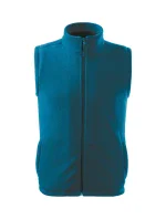 Next fleece vesta unisex petrolejová