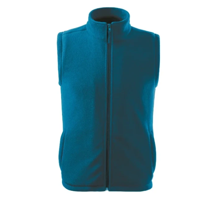 Next fleece vesta unisex petrolejová