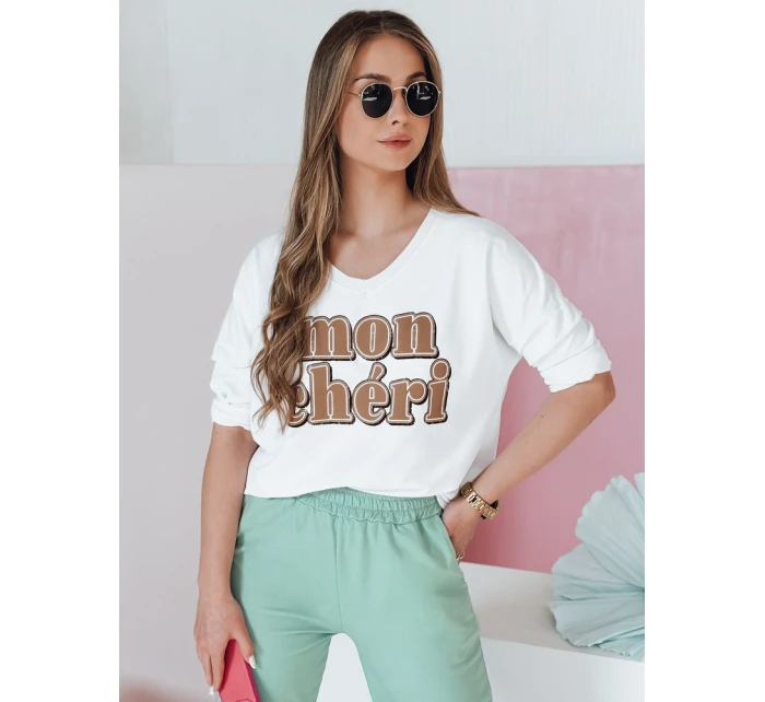 Dámská halenka s potiskem bílá Dstreet model 21988803 - FashionStreet