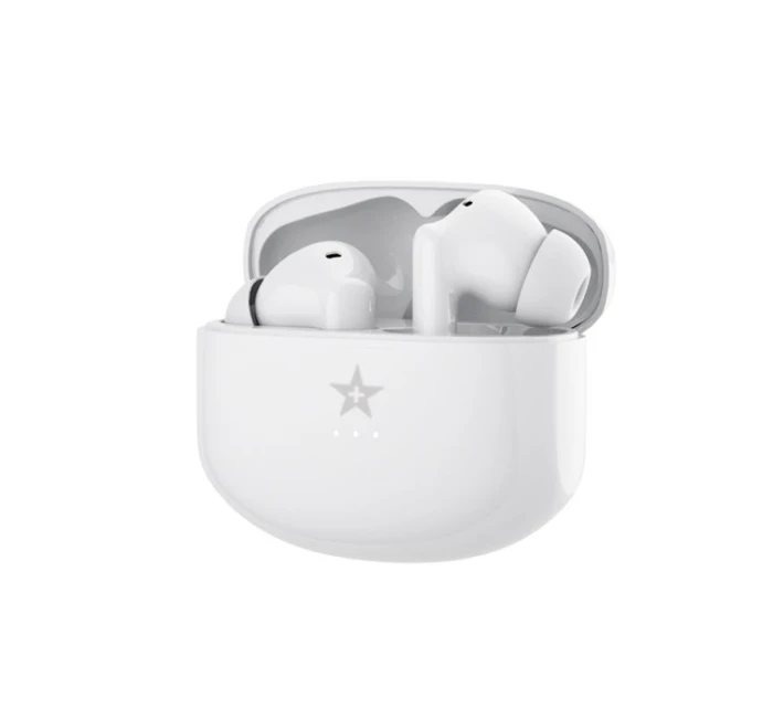 Bezdrátová sluchátka GIEWONT RealSound PRO ANC ENC GWS800-2 White