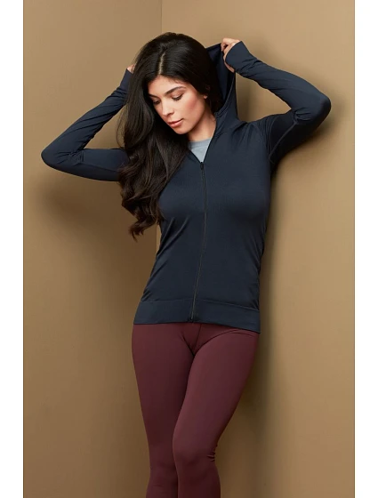 Seamless Sports Jacket Women Dámská sportovní bunda s kapucí model 22446909 blue midnight - Stedman Seamless Sports Jacket Women Dámská sportovní bunda s kapucí model 22446909 blue midnight - Stedman