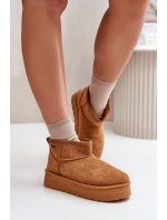 Nízké Sněhule Na Platformě Big Star model 21676190 Camel - Big Star Shoes Nízké Sněhule Na Platformě Big Star model 21676190 Camel - Big Star Shoes