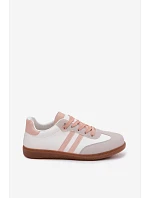 Dámské nízké tenisky Bílá-Růžová Loredis