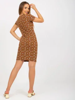 Sukienka model 21110874 jasny brązowy - FPrice