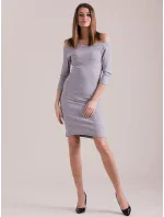 Šaty EN SK 1407.05 světle šedá