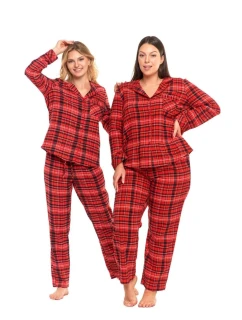 Pyžamo model 21723300 dlouhé/r 2XL3XL pruhované - Moraj