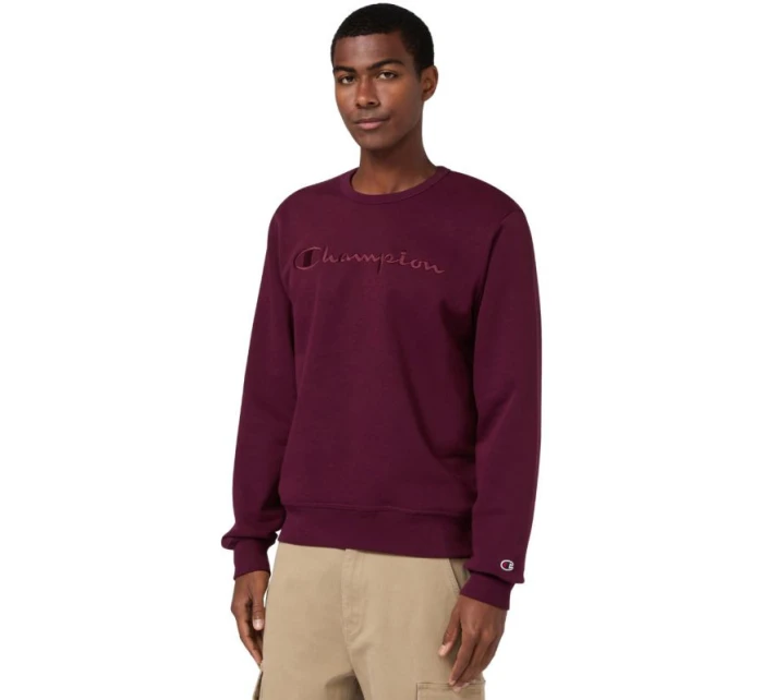 Pánská mikina Champion Crewneck Sweatshirt maroon 220272 RS522 pánské Pánská mikina Champion Crewneck Sweatshirt maroon 220272 RS522 pánské