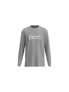 Tričko POC L/S Tee, šedé