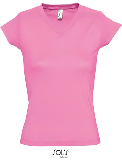SOL'S Moon Dámské tričko s výstřihem do V model 22535325 orchid pink