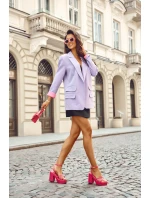 Módní sandály na vysokém podpatku s pásky Fuchsie model 21620482 - Boto Módní sandály na vysokém podpatku s pásky Fuchsie model 21620482 - Boto