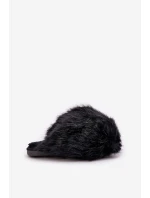 Dámské Kožené Pantofle Černé model 21681695 - Boto Dámské Kožené Pantofle Černé model 21681695 - Boto