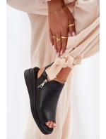 Dámské Sandály Na Klínu Černé Mevinette Dámské Sandály Na Klínu Černé Mevinette