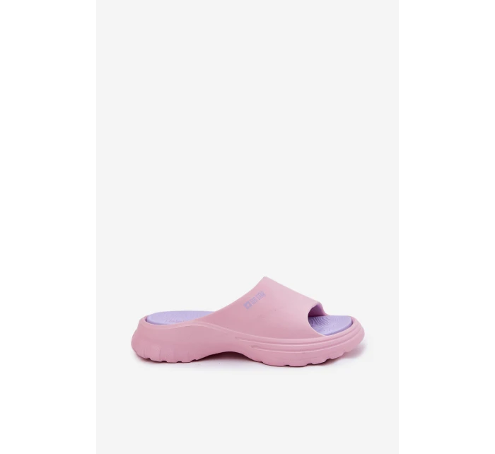 Dámské Pěnové Sandály Big Star model 21694544 Růžové - Big Star Shoes Dámské Pěnové Sandály Big Star model 21694544 Růžové - Big Star Shoes
