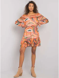 Šaty DHJ SK oranžová model 16283480 - FPrice