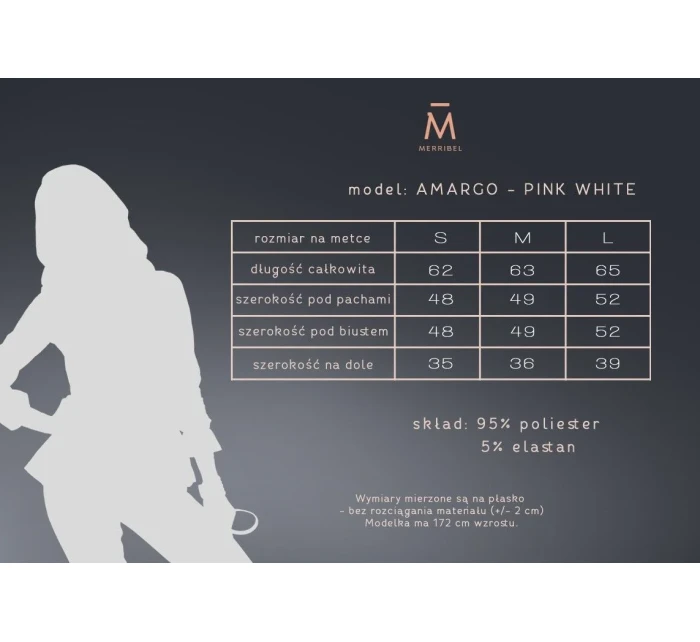 Halenka Amargo Pink White - Merribel