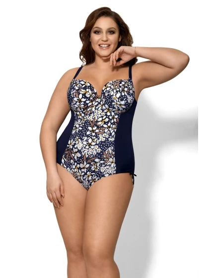 Dámské jednodílné plavky 40 light blue - AVA