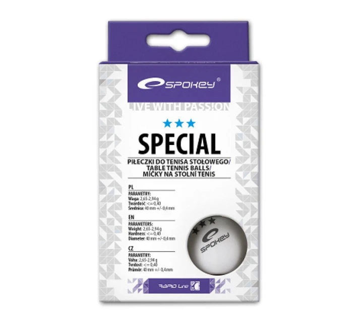 míčky Special 6ks model 21304912 - Spokey