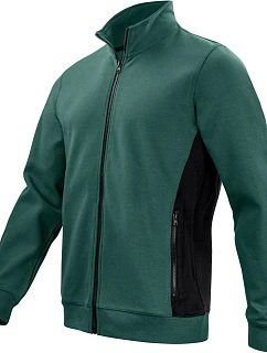 ProJob 2129 Sweatshirt Full Zip Těžká pracovní mikina Doubleface 64.2129 forest green