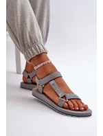 Dámské Sportovní Sandály 4FRSS24FSANF054-20S Šedé Dámské Sportovní Sandály 4FRSS24FSANF054-20S Šedé