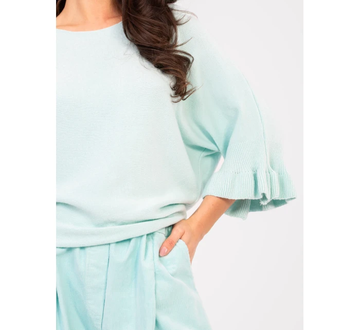 Jumper IT SW 99244.98 světle modrý