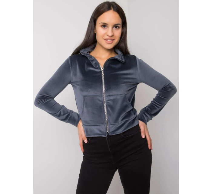 Mikina RV BL 7303.98P tmavě šedá