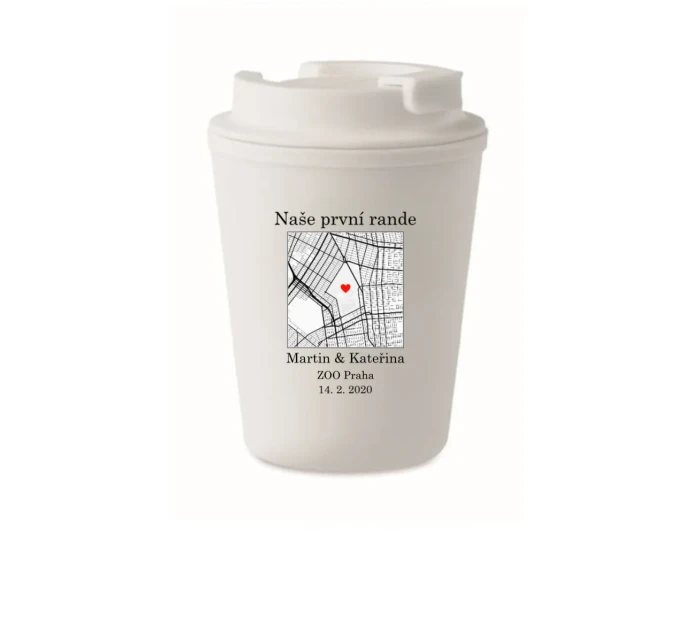 Personalizovaný termohrnek s mapou