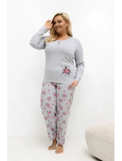 ~Piżama Plus Size model 221194 Forever Pink