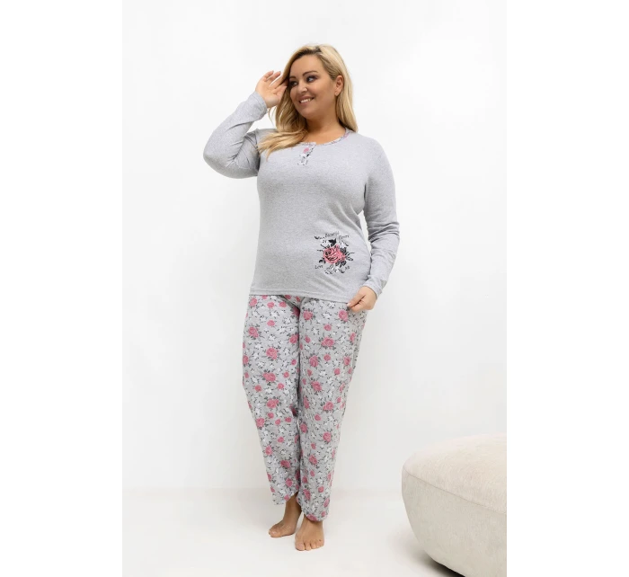 ~Piżama Plus Size model 221194 Forever Pink ~Piżama Plus Size model 221194 Forever Pink