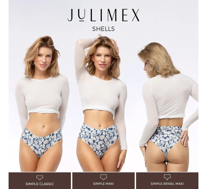 Julimex Shells Simple Maxi kalhotky S-2XL Julimex Shells Simple Maxi kalhotky S-2XL