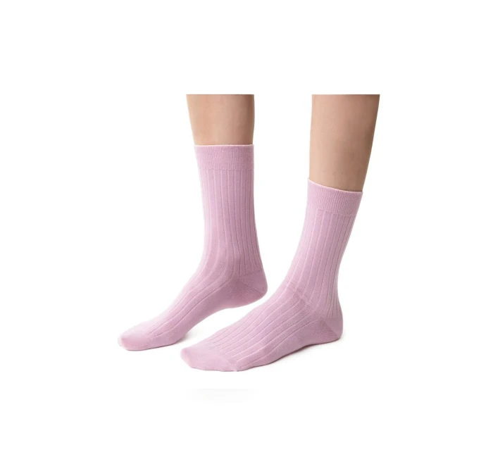 Dámské žebrované ponožky Steven art.130 Merino