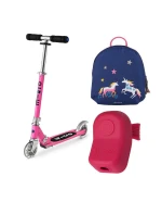 Koloběžka Micro Pink LED + batoh Micro Unicorn XS + světlo Micro Unicorn model 21763963