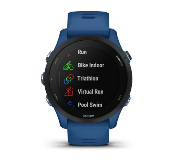 Garmin Forerunner 255 46mm sportovní hodinky Blue