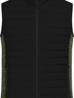 Daiber JN 1864 Pánská vesta s podšívkou 02.1864 black/olive melange