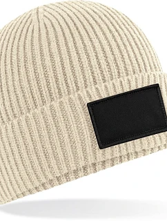 Beechfield B 442R Čepice Patch "Fashion" 53.442R oatmeal/black