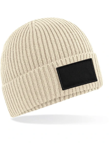 Beechfield B 442R Čepice Patch "Fashion" 53.442R oatmeal/black Beechfield B 442R Čepice Patch "Fashion" 53.442R oatmeal/black