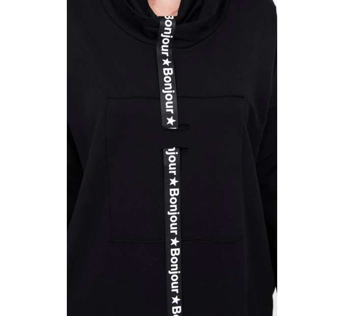 Šaty s kravatou černé Šaty s kravatou černé