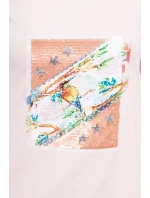 Šaty s 3D grafikou model 18744004 powder pink - K-Fashion Šaty s 3D grafikou model 18744004 powder pink - K-Fashion