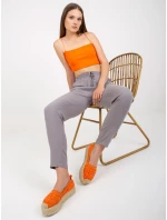 Kalhoty D73761M61869L šedé